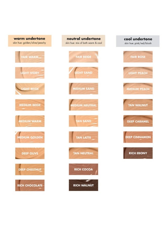 إلف كونسيلر مرطب مموه، خفيف الوزن، تغطية كاملة، يدوم طويلاً، يخفي العيوب ويصححها، بلمسة نهائية ساتانية (لون تان محايد) - Image 4